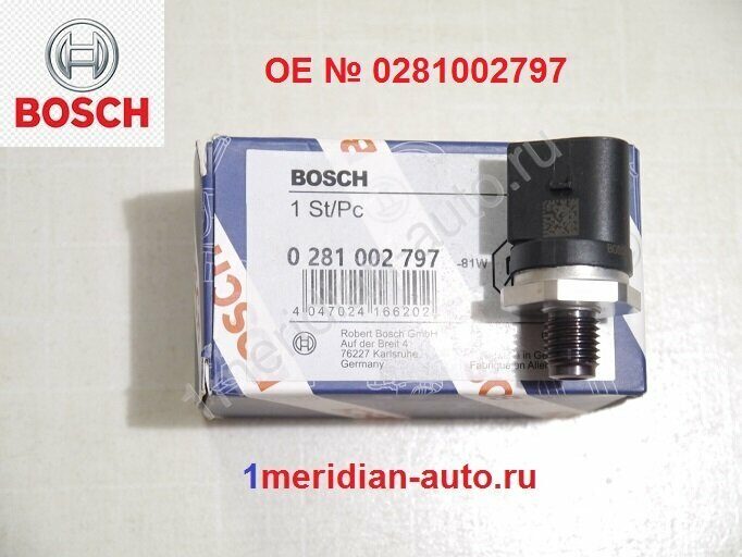 Датчик давления подачи топлива Bosch